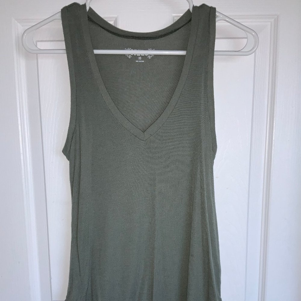 Olive Green Tank Top